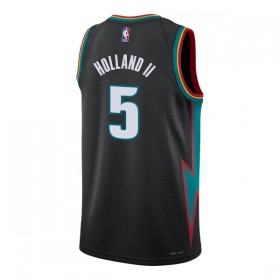 NBA Mænd Trøje Detroit Pistons Ron Holland II 2025-26 Nike City Edition Sort Swingman